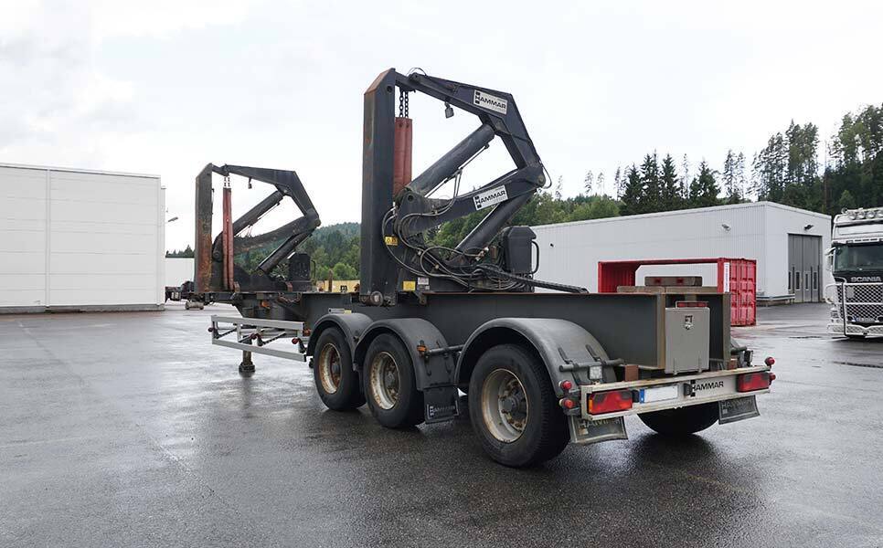 Hammar 160 HS, Sideloader, 33 tonnes SWL (20'-40') - Полуприцеп-контейнеровоз/ Сменный кузов: фото 1 Hammar 160 HS, Sideloader, 33 tonnes SWL (20'-40') - Полуприцеп-контейнеровоз/ Сменный кузов: фото 1