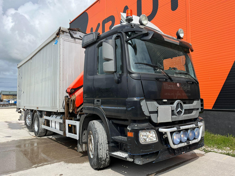 Mercedes-Benz Actros 2536 6x2*4 PK18002 / BOX L=6965 mm - Грузовик бортовой/ Платформа, Автоманипулятор: фото 3 Mercedes-Benz Actros 2536 6x2*4 PK18002 / BOX L=6965 mm - Грузовик бортовой/ Платформа, Автоманипулятор: фото 3