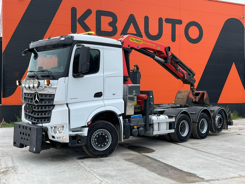 Mercedes-Benz Arocs 3242 8x4 + PK22002 - Крюковой мультилифт, Автоманипулятор: фото 2 Mercedes-Benz Arocs 3242 8x4 + PK22002 - Крюковой мультилифт, Автоманипулятор: фото 2