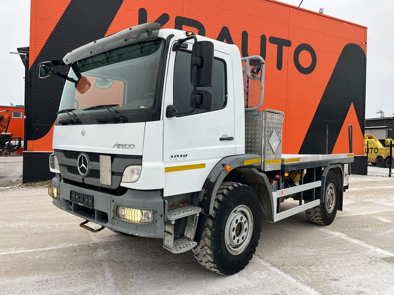 Mercedes-Benz Atego 1018 4x4 ONLY 18844 km ! / FULL STEEL / DRUM BRAKES / PLATFORM L=3500 mm - Грузовик бортовой/ Платформа: фото 2 Mercedes-Benz Atego 1018 4x4 ONLY 18844 km ! / FULL STEEL / DRUM BRAKES / PLATFORM L=3500 mm - Грузовик бортовой/ Платформа: фото 2
