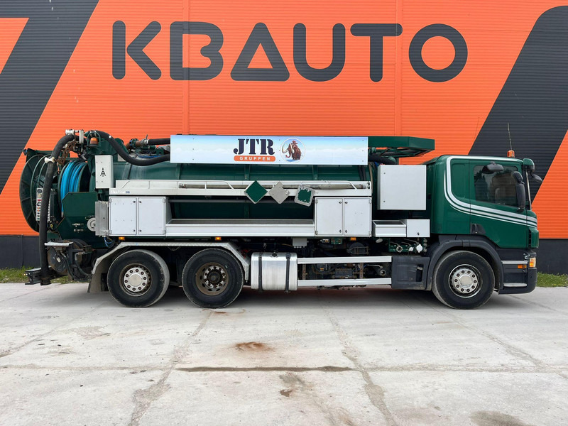Scania P 360 6x2*4 Larsen A/S TANK 10000 l / VACUUM Vacustar W1300R / PRESSURE Uraca F716 - Ассенизатор: фото 4 Scania P 360 6x2*4 Larsen A/S TANK 10000 l / VACUUM Vacustar W1300R / PRESSURE Uraca F716 - Ассенизатор: фото 4