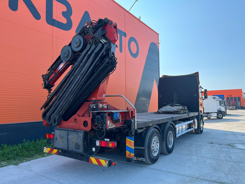 Грузовик бортовой/ Платформа, Автоманипулятор Scania R 340 6x2*4 HMF 2823-K6 + JIB / PLATFORM L=7293 mm: фото 6