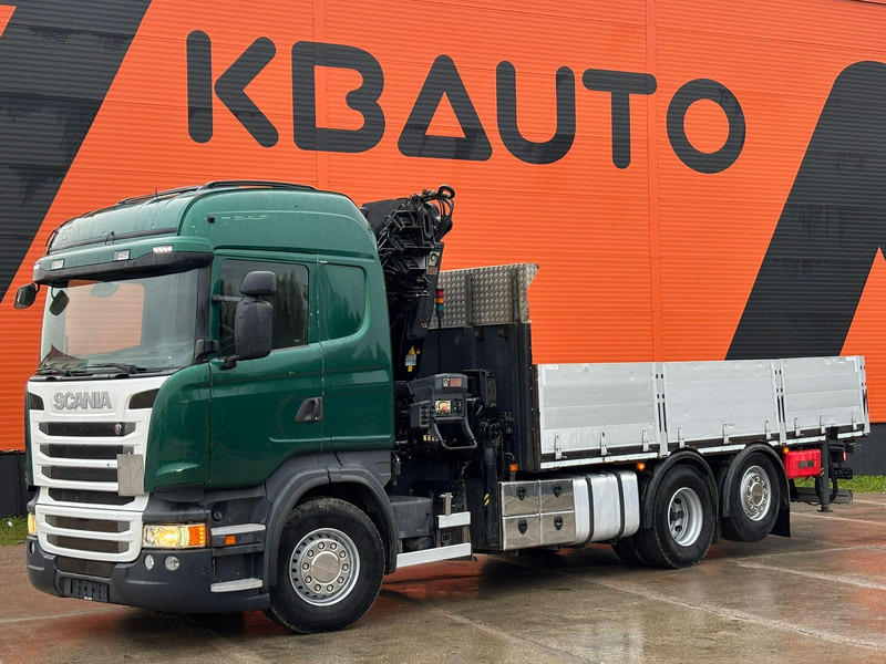 Scania R 410 6x2 HIAB 322EP-5 HIPRO / PLATFORM L=6131 mm - Грузовик бортовой/ Платформа, Автоманипулятор: фото 2 Scania R 410 6x2 HIAB 322EP-5 HIPRO / PLATFORM L=6131 mm - Грузовик бортовой/ Платформа, Автоманипулятор: фото 2