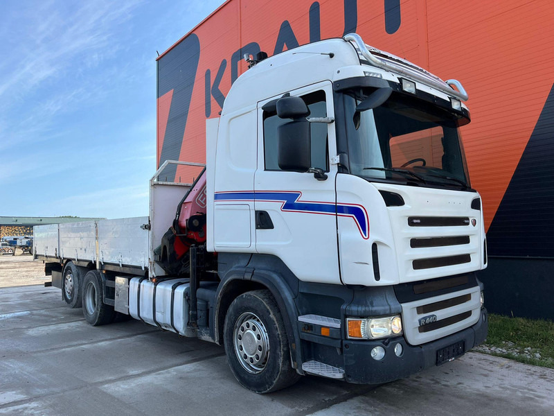 Scania R 440 6x2*4 FASSI F260XP / PLATFORM L=6760 mm - Грузовик бортовой/ Платформа, Автоманипулятор: фото 4 Scania R 440 6x2*4 FASSI F260XP / PLATFORM L=6760 mm - Грузовик бортовой/ Платформа, Автоманипулятор: фото 4