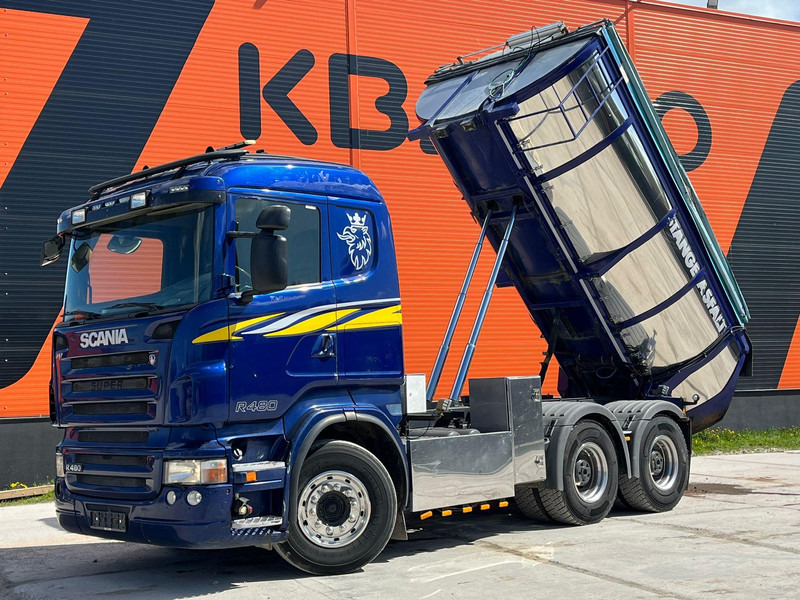 Scania R 480 6x4 RETARDER / FULL STEEL / BIG AXLES / BOX L=4635 mm - Самосвал: фото 2 Scania R 480 6x4 RETARDER / FULL STEEL / BIG AXLES / BOX L=4635 mm - Самосвал: фото 2