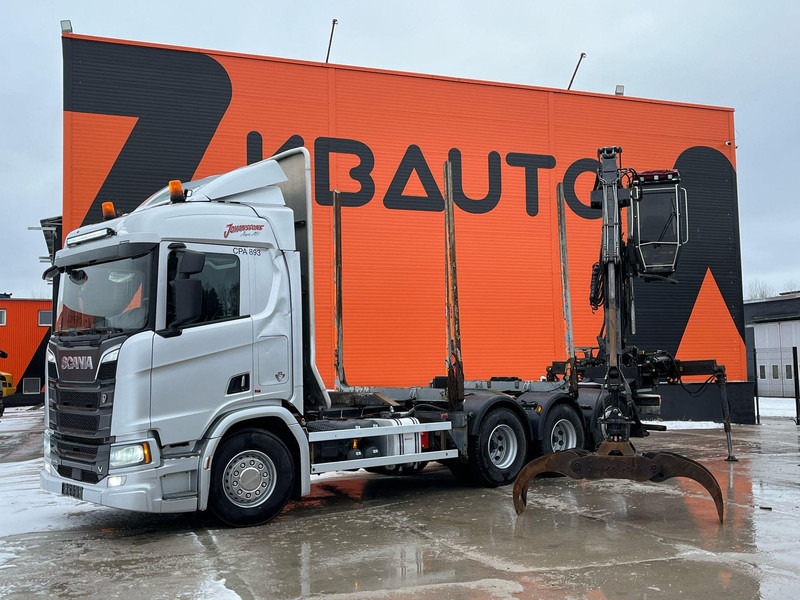 Scania R 520 8x4*4 RETARDER - Лесовоз, Автоманипулятор: фото 1 Scania R 520 8x4*4 RETARDER - Лесовоз, Автоманипулятор: фото 1