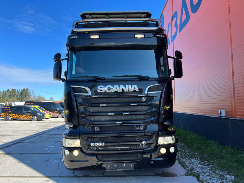 Scania R 560 8x4 PK 34002 / WINCH / FALCOM FAS 12000 / PLATFORM L=6564 mm - Грузовик бортовой/ Платформа, Автоманипулятор: фото 2 Scania R 560 8x4 PK 34002 / WINCH / FALCOM FAS 12000 / PLATFORM L=6564 mm - Грузовик бортовой/ Платформа, Автоманипулятор: фото 2