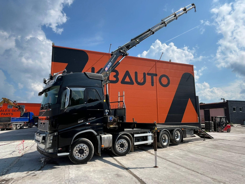 Volvo FH 16 750 8x4 HMF2620K-5 / WINCH / PLATFORM L=7100 mm - Автовоз: фото 1 Volvo FH 16 750 8x4 HMF2620K-5 / WINCH / PLATFORM L=7100 mm - Автовоз: фото 1