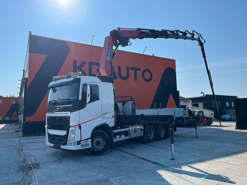 Volvo FH 540 8x4*4 HMF5020K-6 + JIB + WINCH / PLATFORM L=6508 mm - Грузовик бортовой/ Платформа, Автоманипулятор: фото 1 Volvo FH 540 8x4*4 HMF5020K-6 + JIB + WINCH / PLATFORM L=6508 mm - Грузовик бортовой/ Платформа, Автоманипулятор: фото 1