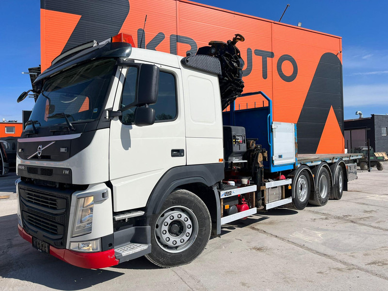 Volvo FM 460 8x2*6 HIAB 302E-6 / PLATFORM L=6721 mm - Грузовик бортовой/ Платформа, Автоманипулятор: фото 2 Volvo FM 460 8x2*6 HIAB 302E-6 / PLATFORM L=6721 mm - Грузовик бортовой/ Платформа, Автоманипулятор: фото 2