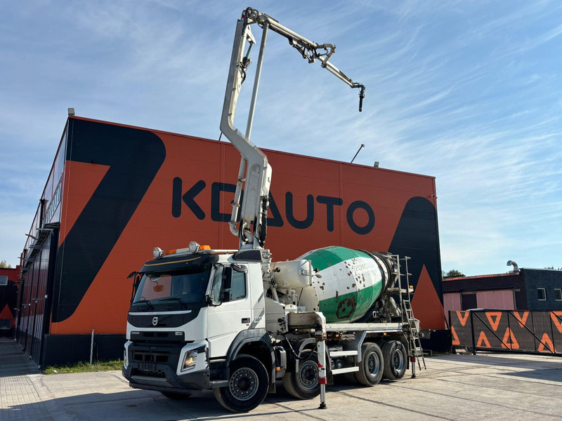 Volvo FMX 500 8x4 PUMI 24-3 - 24 m - 2303 hours / 7 m3 / FULL STEEL - Автобетоносмеситель: фото 1 Volvo FMX 500 8x4 PUMI 24-3 - 24 m - 2303 hours / 7 m3 / FULL STEEL - Автобетоносмеситель: фото 1