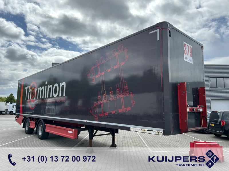 Groenewegen Jumbo DRO-14-18 / Box Trailer / 2x Stuuras / Laadklep 2000 kg - Полуприцеп-фургон: фото 1 Groenewegen Jumbo DRO-14-18 / Box Trailer / 2x Stuuras / Laadklep 2000 kg - Полуприцеп-фургон: фото 1