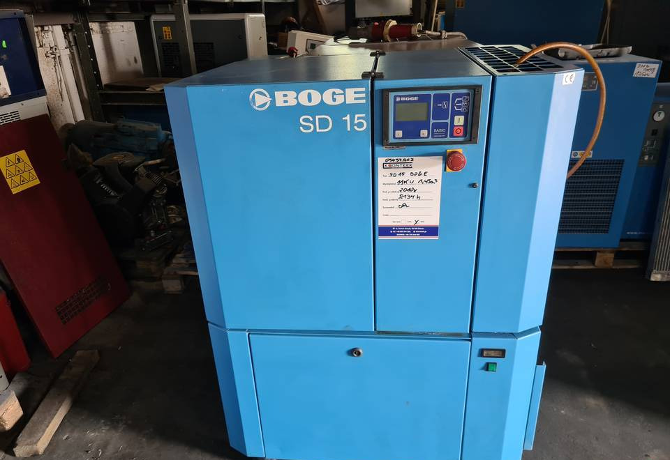 Kompresor śrubowy Boge SD 15, 11 kw - Воздушный компрессор: фото 1 Kompresor śrubowy Boge SD 15, 11 kw - Воздушный компрессор: фото 1