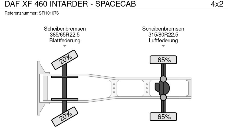 Тягач DAF XF 460 INTARDER - SPACECAB: фото 13