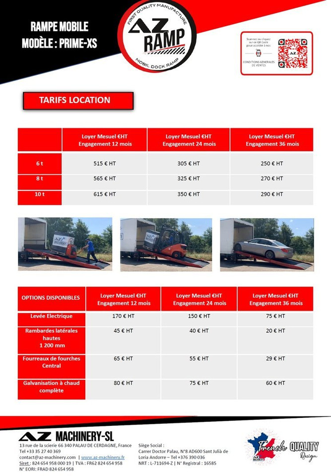 **RENTAL 12-24-36 Month** AZ RAMP-PRIME XS-6 . Industrial Mobil Loading Ramp - Погрузочная рампа: фото 2 **RENTAL 12-24-36 Month** AZ RAMP-PRIME XS-6 . Industrial Mobil Loading Ramp - Погрузочная рампа: фото 2