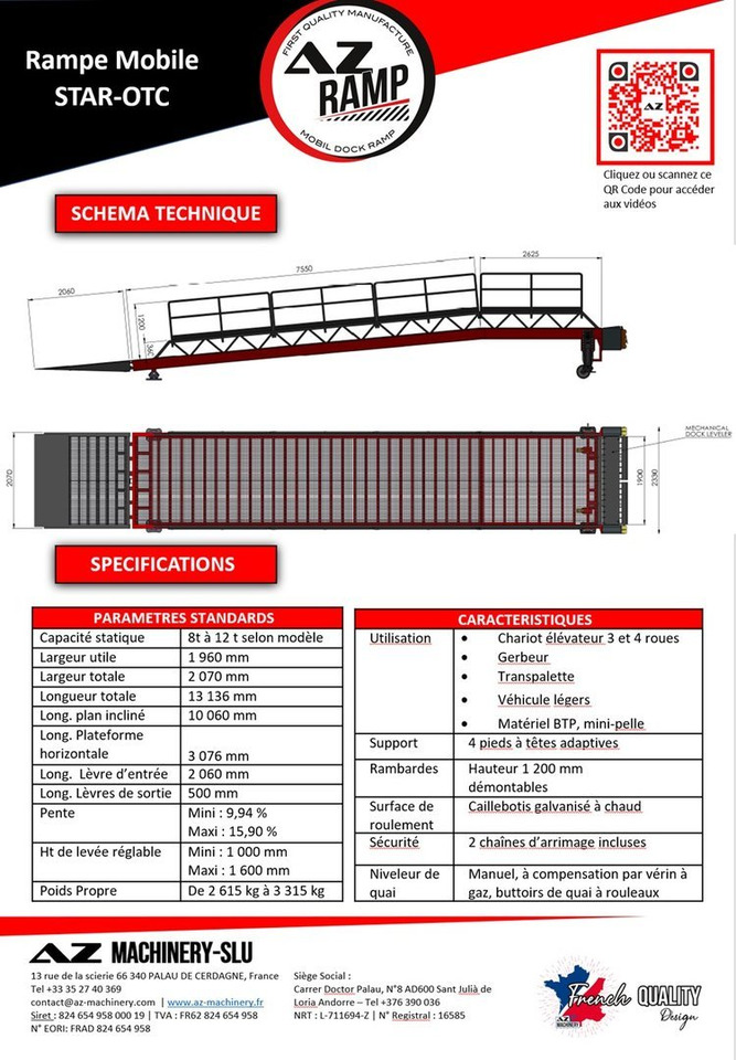 **RENTAL 12-24-36 Month** Loading Ramp AZ RAMP - STAR- 8T - Погрузочная рампа: фото 4 **RENTAL 12-24-36 Month** Loading Ramp AZ RAMP - STAR- 8T - Погрузочная рампа: фото 4