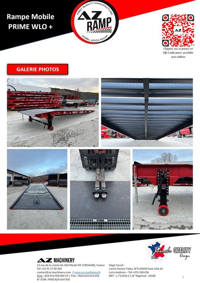 **RENTAL** AZ RAMP-PRIME PRIME WLO + 8 . Industrial Mobil Loading Ramp - Погрузочная рампа: фото 5 **RENTAL** AZ RAMP-PRIME PRIME WLO + 8 . Industrial Mobil Loading Ramp - Погрузочная рампа: фото 5