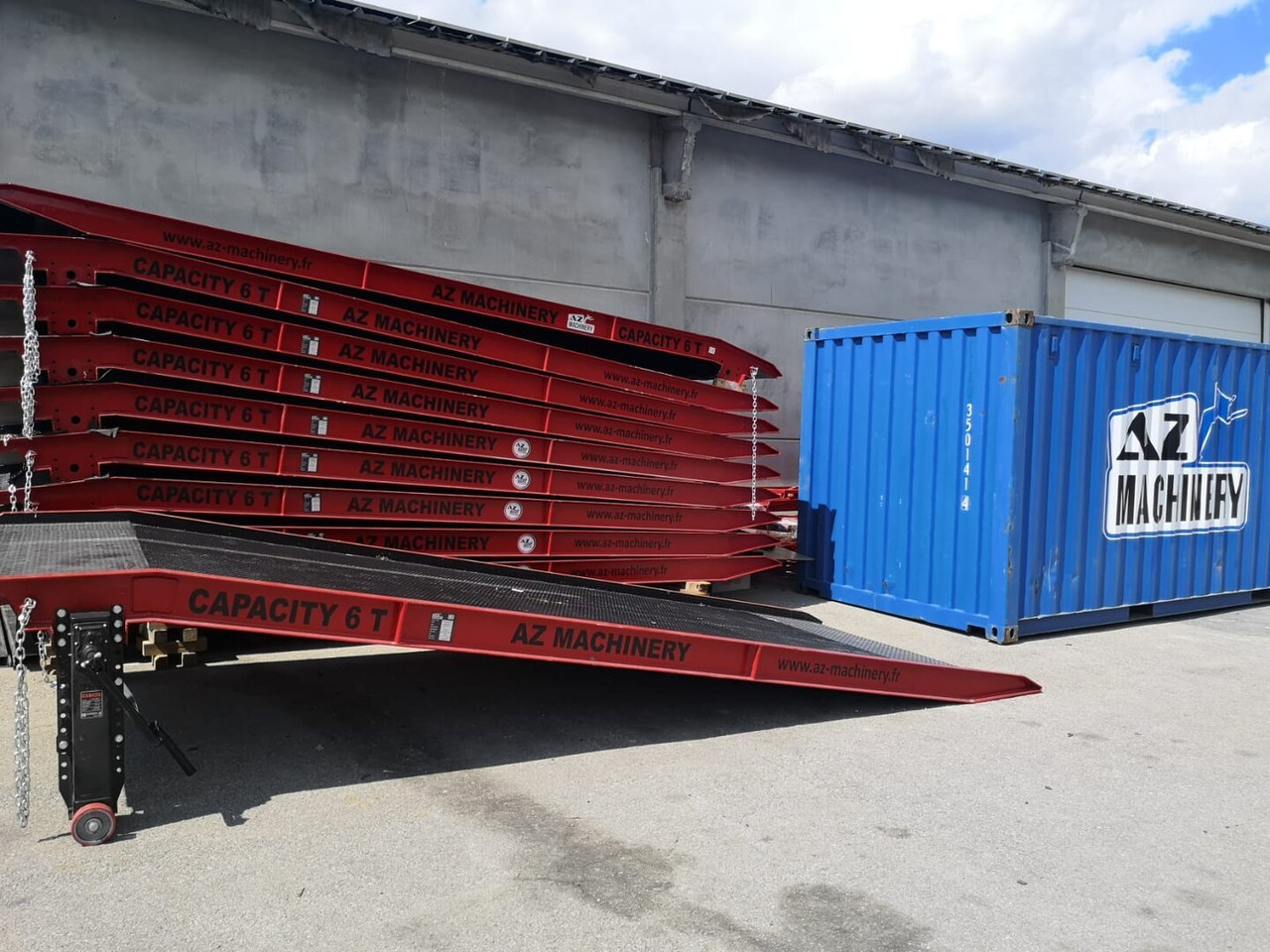 **RENTAL** AZ RAMP-PRIME XS-6 . Industrial Mobil Loading Ramp - Погрузочная рампа: фото 4 **RENTAL** AZ RAMP-PRIME XS-6 . Industrial Mobil Loading Ramp - Погрузочная рампа: фото 4