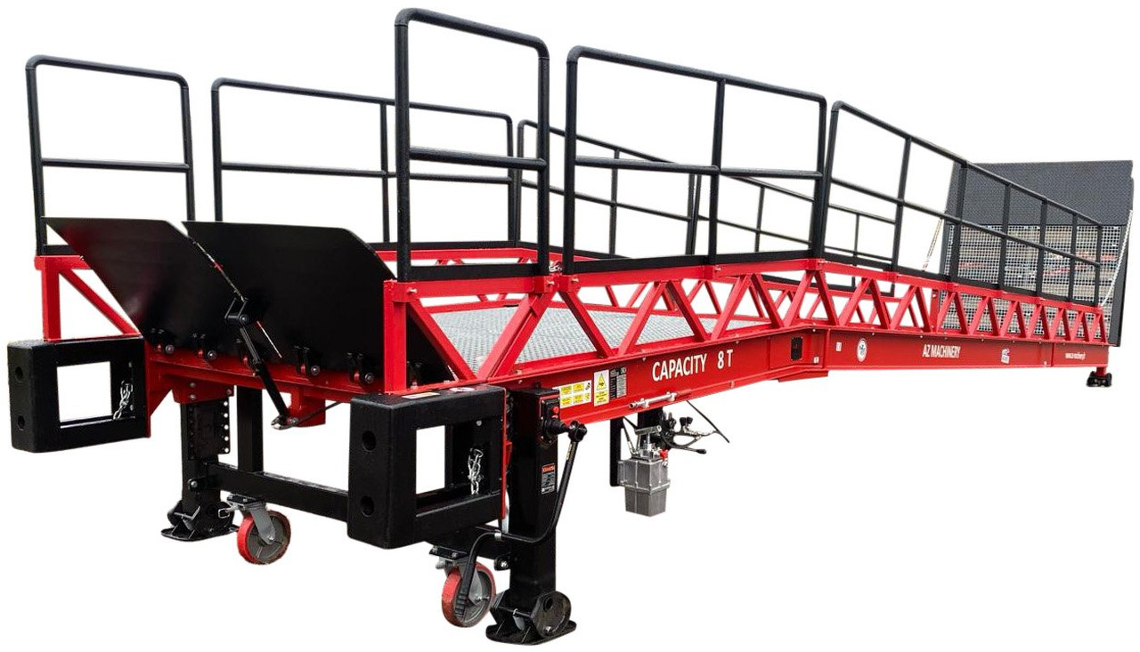 **RENTAL** Loading Ramp with with hydraulic tilting bridge - AZ RAMP - STAR- 8T. 8 ton capacity - Погрузочная рампа: фото 1 **RENTAL** Loading Ramp with with hydraulic tilting bridge - AZ RAMP - STAR- 8T. 8 ton capacity - Погрузочная рампа: фото 1