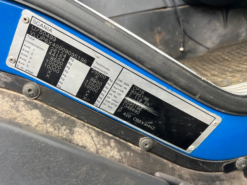 Крюковой мультилифт Scania P420 Belgian truck**205.000km**Retarder full steel**: фото 14