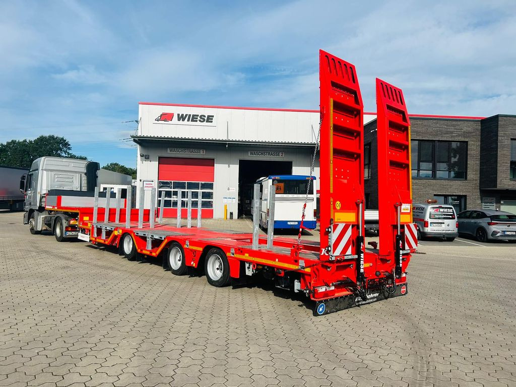Kässbohrer KSLA RJ Mega Jumbo Tieflader mit Radmulden tele - Низкорамный полуприцеп: фото 1 Kässbohrer KSLA RJ Mega Jumbo Tieflader mit Radmulden tele - Низкорамный полуприцеп: фото 1