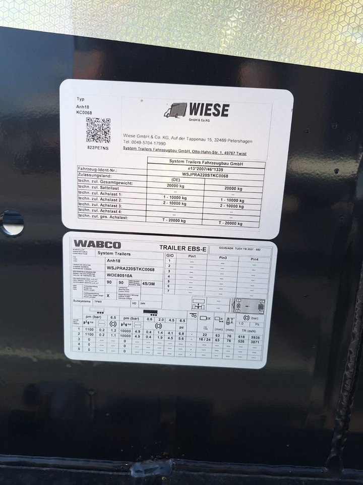 Прицеп мультилифт/ Бункеровоз Wiese Abrollanhänger Schlittenanhänger: фото 13