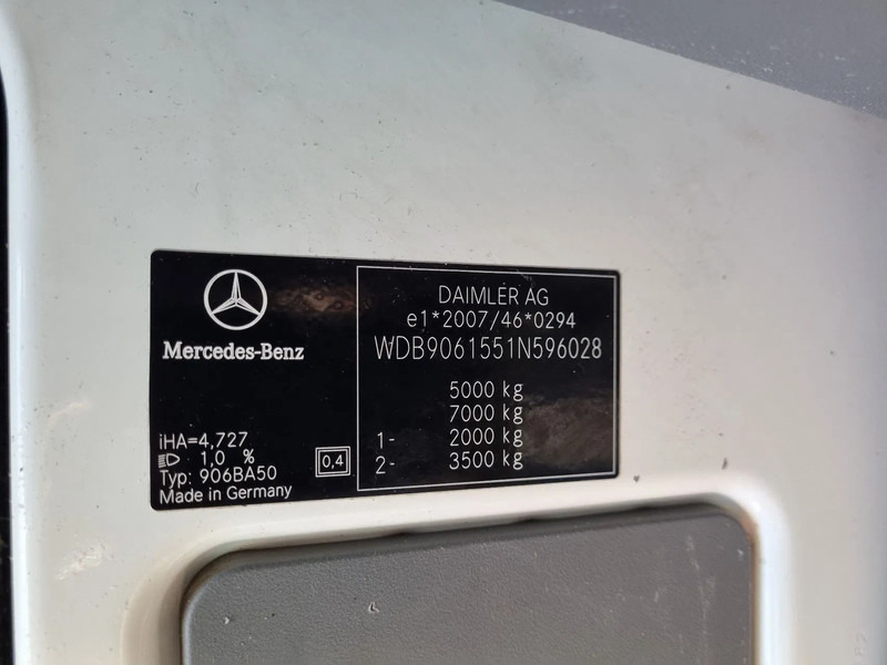 Фургон с закрытым кузовом Mercedes-Benz Sprinter 513 CDI Koffer 21kub 130 pk Euro 5B GVW 5000 KG: фото 9