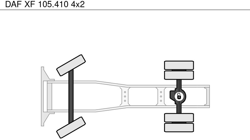 Тягач DAF XF 105.410 4x2: фото 10