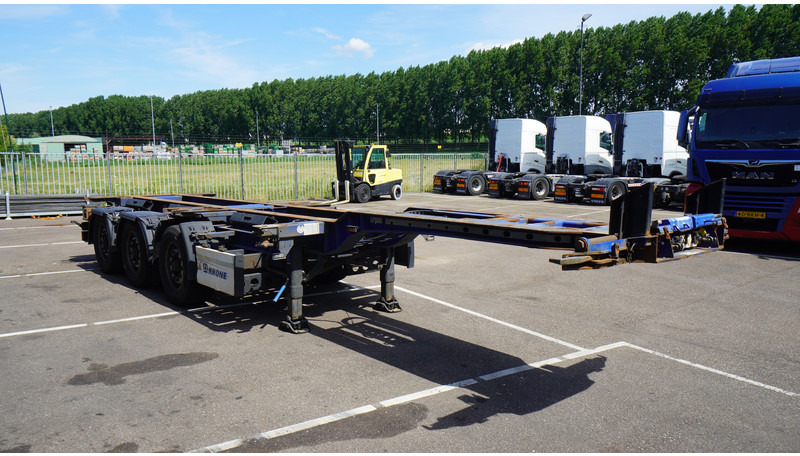 Krone 3 AXLE CONTAINER TRANSPORT TRAILER EXTENDABLE 45 FT - Полуприцеп-контейнеровоз/ Сменный кузов: фото 3 Krone 3 AXLE CONTAINER TRANSPORT TRAILER EXTENDABLE 45 FT - Полуприцеп-контейнеровоз/ Сменный кузов: фото 3