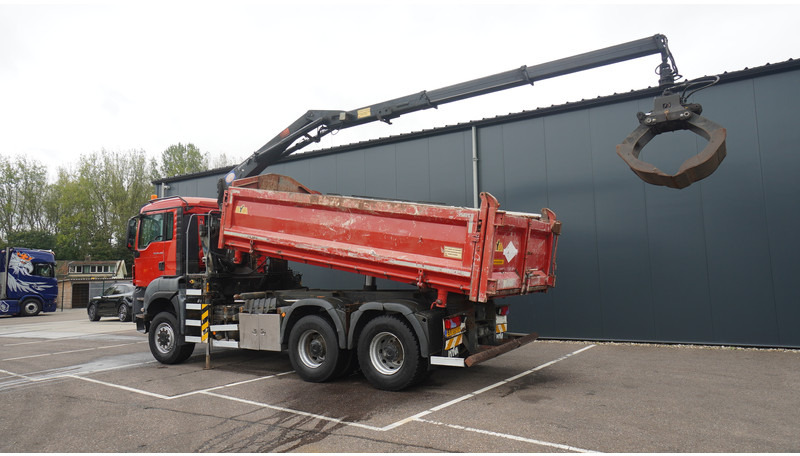 MAN TGS 28.400 6X6 2 SIDE TIPPER WITH HMF 1643 CRANE 376.400KM - Автоманипулятор: фото 4 MAN TGS 28.400 6X6 2 SIDE TIPPER WITH HMF 1643 CRANE 376.400KM - Автоманипулятор: фото 4