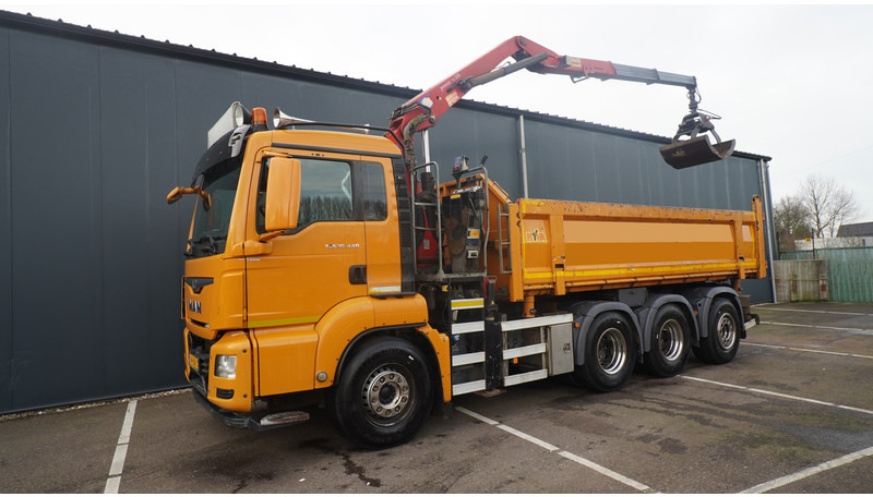 MAN TGS 35-440 8X4 2 SIDE TIPPER WITH HMF Z 1943 CRANE 415.000KM - Автоманипулятор: фото 3 MAN TGS 35-440 8X4 2 SIDE TIPPER WITH HMF Z 1943 CRANE 415.000KM - Автоманипулятор: фото 3