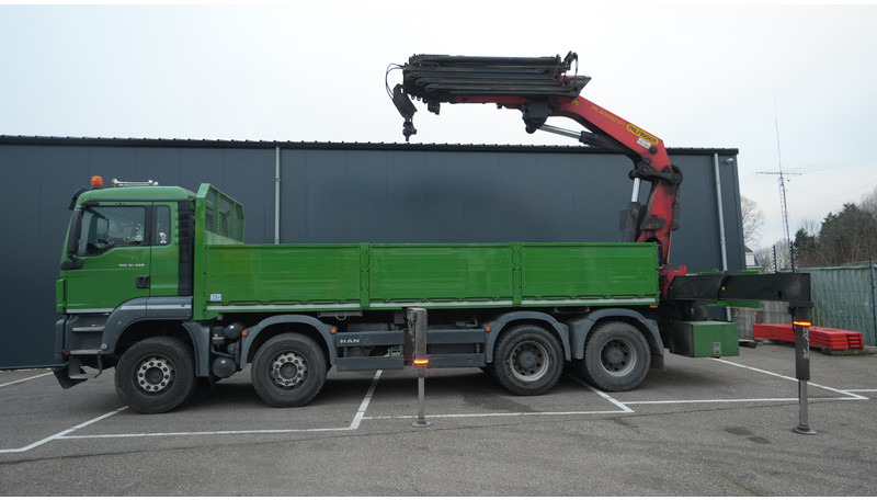 MAN TGS 41.460 8X4 OPEN BOX WITH PALFINGER PK 40002 EH CRANE 384.000KM - Автоманипулятор: фото 1 MAN TGS 41.460 8X4 OPEN BOX WITH PALFINGER PK 40002 EH CRANE 384.000KM - Автоманипулятор: фото 1