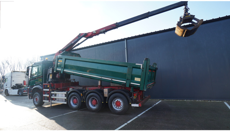 Mercedes-Benz AROCS 3542 8X4 2 SIDE TIPPER WITH HMF Z 1943 CRANE 407.000KM - Автоманипулятор: фото 3 Mercedes-Benz AROCS 3542 8X4 2 SIDE TIPPER WITH HMF Z 1943 CRANE 407.000KM - Автоманипулятор: фото 3