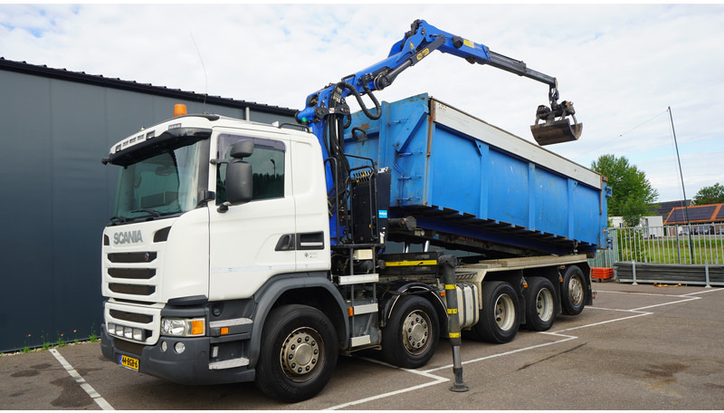 Scania G 490 10X4 CABLE SYSTEM TRUCK WITH PALFINGER Q180Z95TR CRANE - Автоманипулятор: фото 2 Scania G 490 10X4 CABLE SYSTEM TRUCK WITH PALFINGER Q180Z95TR CRANE - Автоманипулятор: фото 2