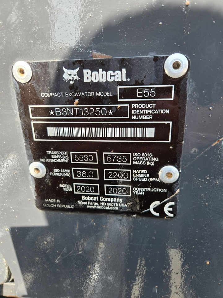 Bobcat E55 - Мини-экскаватор: фото 2 Bobcat E55 - Мини-экскаватор: фото 2