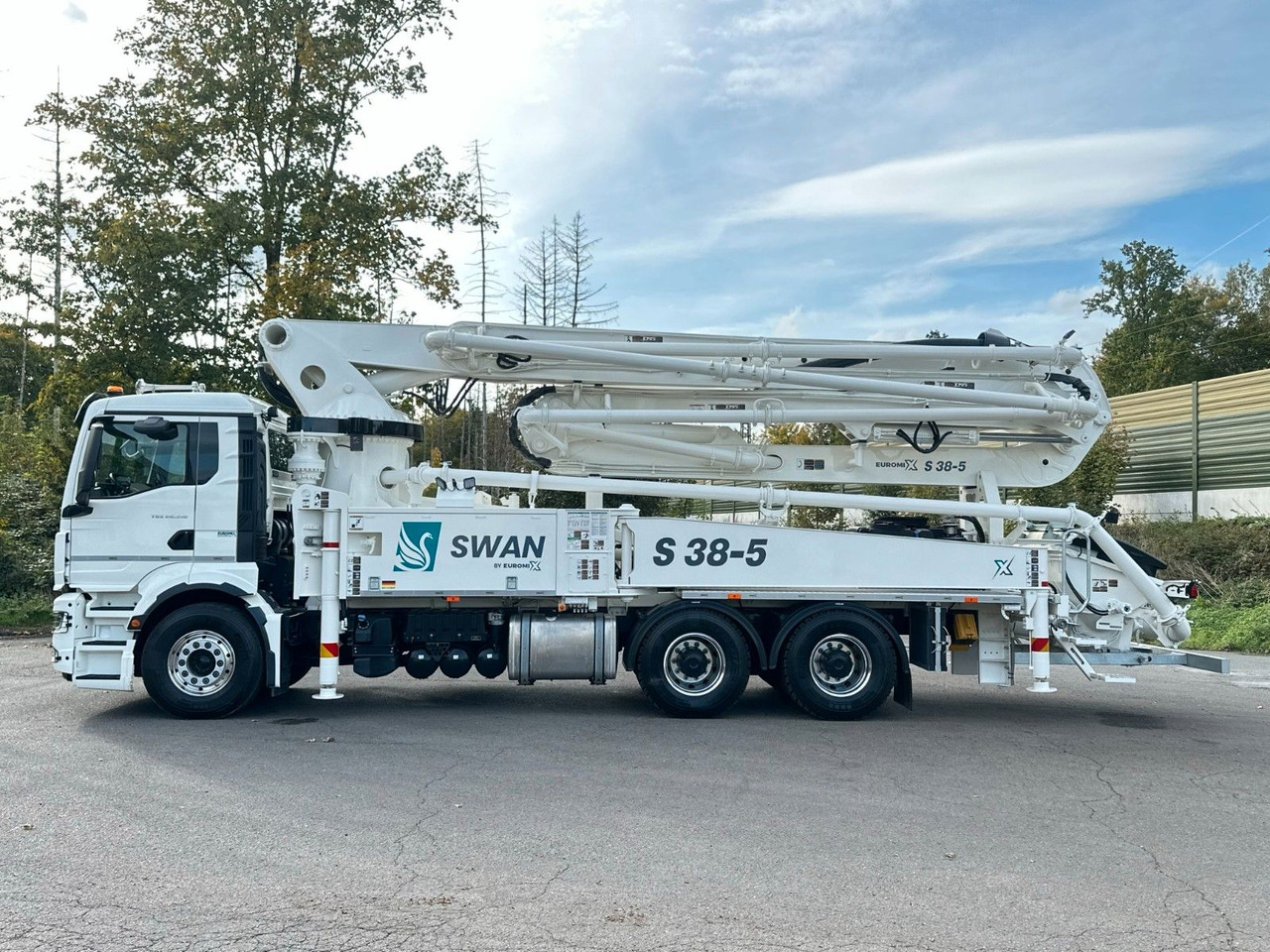 MAN TGS 26.510 6x4 SWAN TSP 38-5 160RZ ( 38m ) - Автобетоносмеситель: фото 4 MAN TGS 26.510 6x4 SWAN TSP 38-5 160RZ ( 38m ) - Автобетоносмеситель: фото 4