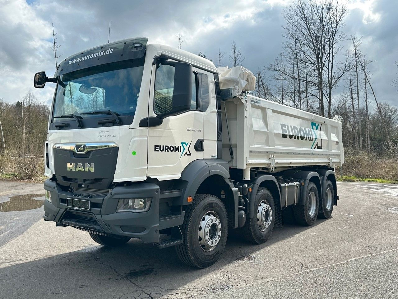 Автобетоносмеситель MAN TGS 41.440 8x4 WECHSELSYSTEM KIPPER+MISCHER: фото 26