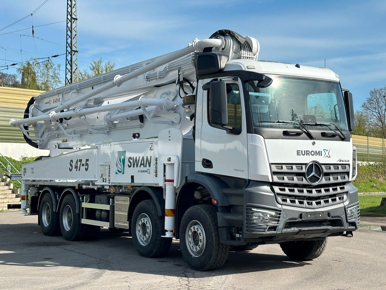 Mercedes-Benz Arocs 5 4542 8x4 SWAN TSP 47-5 160RZ ( 47m ) в лизинг Mercedes-Benz Arocs 5 4542 8x4 SWAN TSP 47-5 160RZ ( 47m ): фото 7