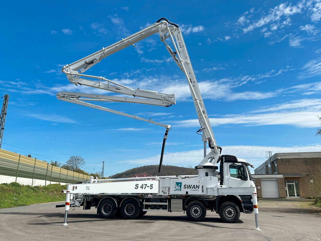 Mercedes-Benz Arocs 5 4542 8x4 SWAN TSP 47-5 160RZ ( 47m ) в лизинг Mercedes-Benz Arocs 5 4542 8x4 SWAN TSP 47-5 160RZ ( 47m ): фото 11