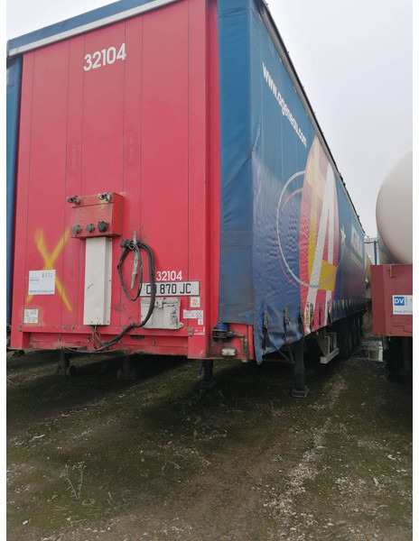 Curtain semi-trailer with used aboveground 2700 &4850L tanks Gas, Gaz, LPG, GPL, Propane, Butane tank ID 8.370 - Тентованный полуприцеп: фото 2 Curtain semi-trailer with used aboveground 2700 &4850L tanks Gas, Gaz, LPG, GPL, Propane, Butane tank ID 8.370 - Тентованный полуприцеп: фото 2