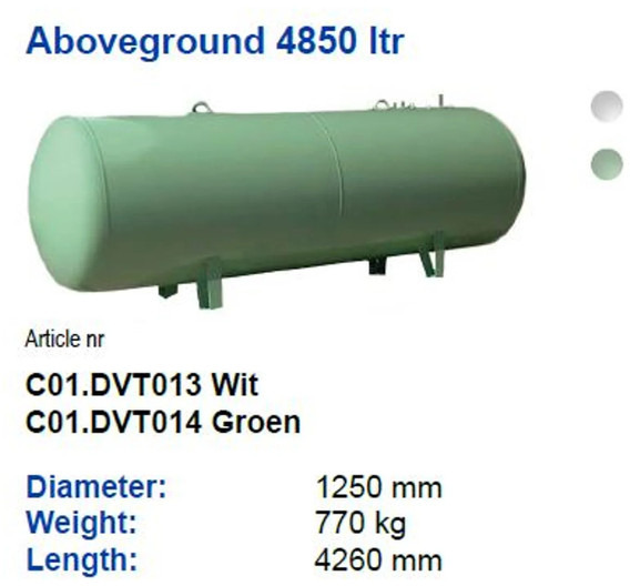 De Visser LPG GASTANK 4850 LITER - Топливный бак: фото 4 De Visser LPG GASTANK 4850 LITER - Топливный бак: фото 4