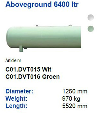 De Visser gastank Propaan/Butaan LPG tank 6400L (3,2 tons) Gas, Gaz, LPG Ø 1250 including tank fittings - Топливный бак: фото 2 De Visser gastank Propaan/Butaan LPG tank 6400L (3,2 tons) Gas, Gaz, LPG Ø 1250 including tank fittings - Топливный бак: фото 2