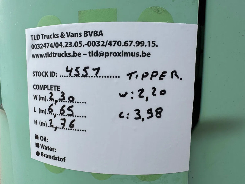 Самосвал Iveco Eurocargo **80E18-TIPPER**: фото 11 Самосвал Iveco Eurocargo **80E18-TIPPER**: фото 11