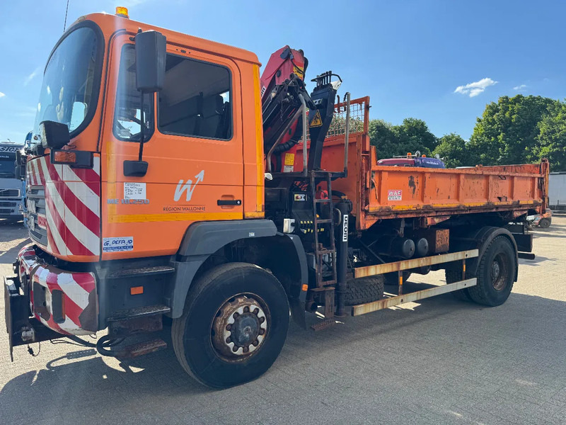 MAN ME18.250 **4x4-TIPPER+PALFINGER PK8500-BELGIAN TRUCK** - Самосвал, Автоманипулятор: фото 3 MAN ME18.250 **4x4-TIPPER+PALFINGER PK8500-BELGIAN TRUCK** - Самосвал, Автоманипулятор: фото 3
