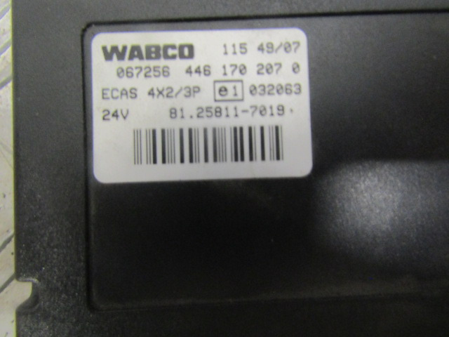 MAN TGL ECAS ECU P/NO 81.25811.7019 - Блок управления для Грузовиков: фото 2 MAN TGL ECAS ECU P/NO 81.25811.7019 - Блок управления для Грузовиков: фото 2