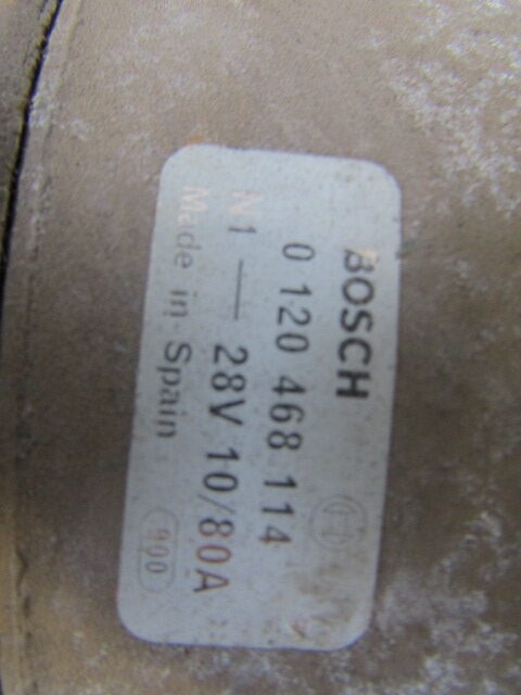 VOLVO FL D6B ALTERNATOR BOSCH P/NO 012468121 - Электрическая система для Грузовиков: фото 3 VOLVO FL D6B ALTERNATOR BOSCH P/NO 012468121 - Электрическая система для Грузовиков: фото 3