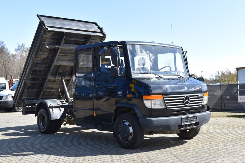 Самосвал, Грузопассажирский фургон Mercedes-Benz Vario 816 D/DoKa/MEILLER-3 Seitenkipper,AHK,E4: фото 1