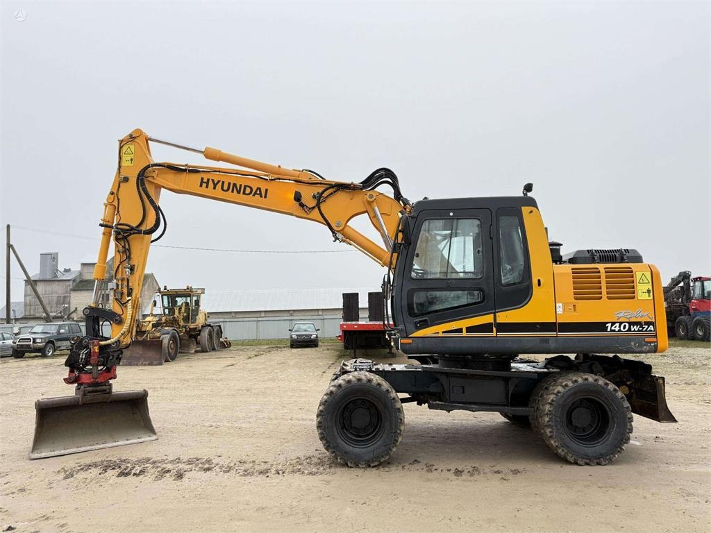 Hyundai Robex 140 W-7A ROTOTILT - Колёсный экскаватор: фото 3 Hyundai Robex 140 W-7A ROTOTILT - Колёсный экскаватор: фото 3