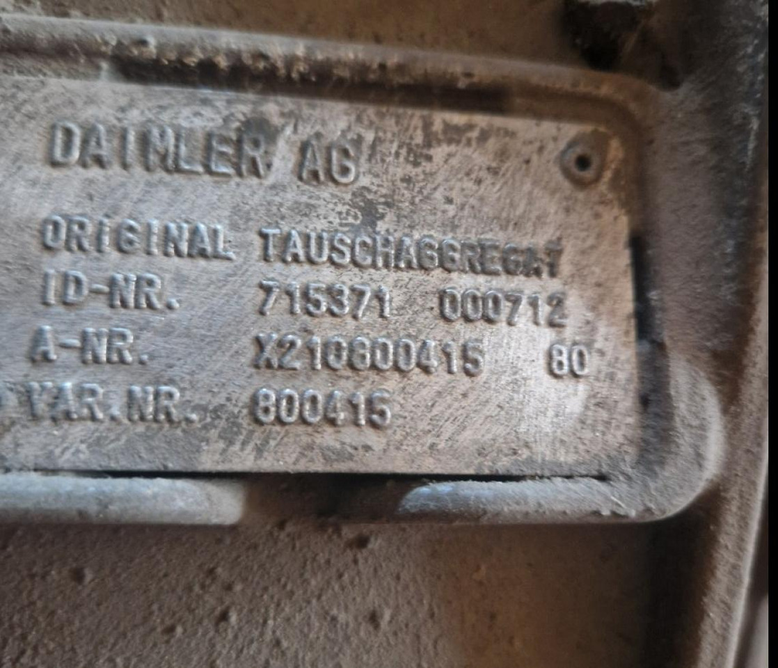 Коробка передач и запчасти для Грузовиков Mercedes-Benz Käigukast G 281-12 A0012603600: фото 7