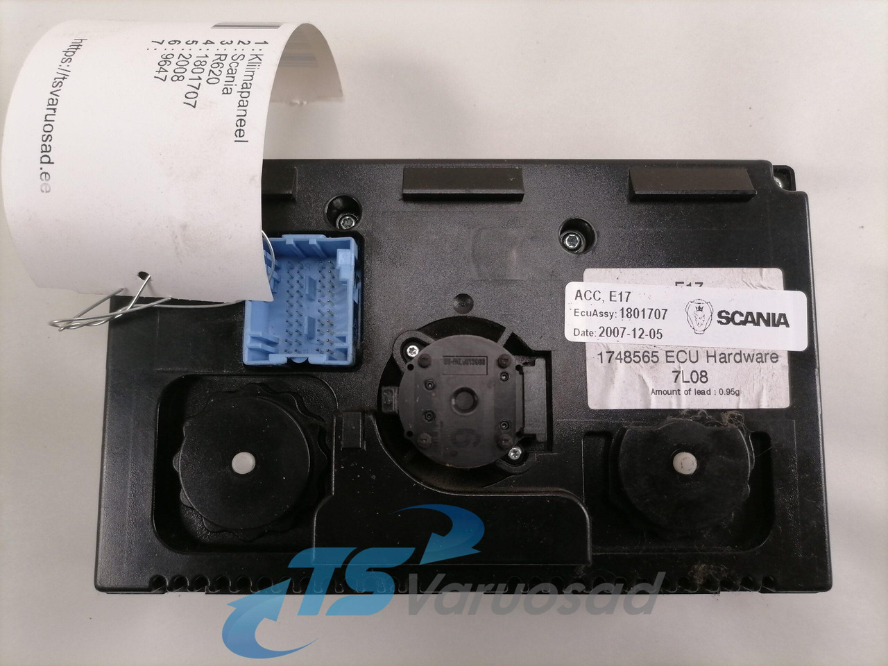 Scania Ecu, CCM 1801707 - Отопление/ Вентиляция для Грузовиков: фото 3 Scania Ecu, CCM 1801707 - Отопление/ Вентиляция для Грузовиков: фото 3